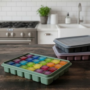 실리콘 아이스몰드  24구 (사각) no.29