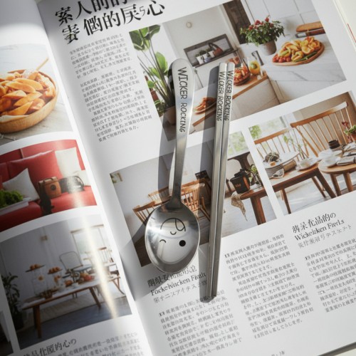 윙커 어린이 수저세트 1벌(숟가락+젓가락) no.20