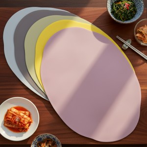 실리콘 UV코팅 웨이브 식탁매트 no.116 100% 플래티넘 실리콘